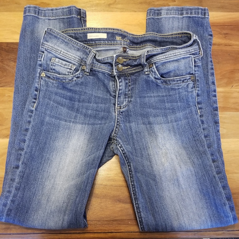 Kut Carly Matchstick Jean's Size 8 Double button